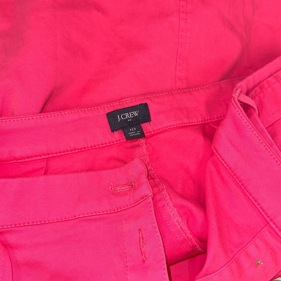 🔥🔥🔥J. Crew Pink Chino button-front mini skirt - Picture 4 of 8